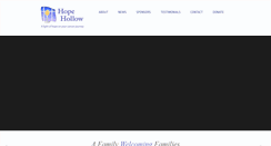 Desktop Screenshot of hopehollow.com