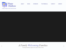 Tablet Screenshot of hopehollow.com